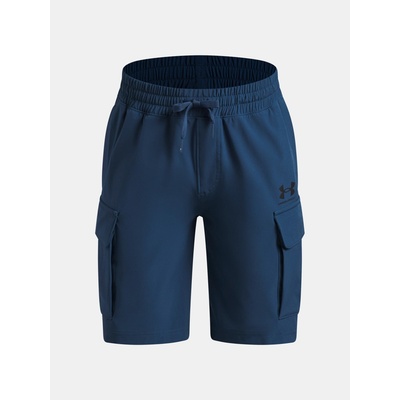 Under Armour Chlapecké kraťasy UA VIBE WOVEN CARGO SHORT Modrá