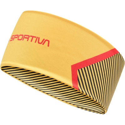 La Sportiva Лента за глава La Sportiva Flow Headband - Yellow / Black - размер S/M (904-6180-0511)