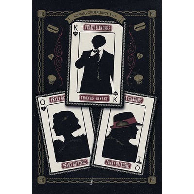 Plagát, Obraz - Peaky Blinders - Cards, 61 × 91.5 cm