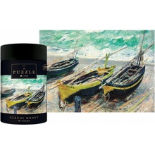 ART INTERDRUK UMĚNÍ MONET TŘI RYBÁŘSKÉ LODĚ 1000 dílků
