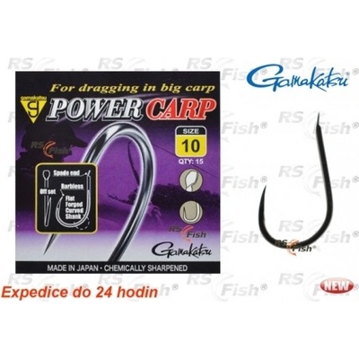 Gamakatsu Power Carp BL NSB vel.10 15 ks