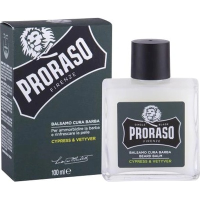 PRORASO Cypress & Vetyver Beard Balm балсам за брада с аромат на кипарис и ветивер 100 ml
