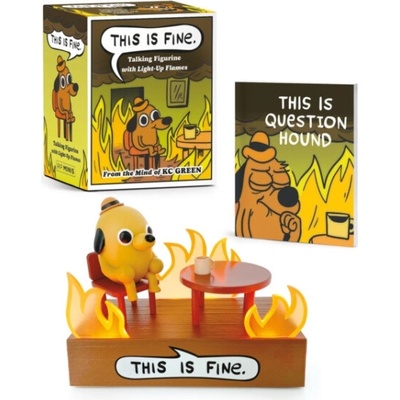 This Is Fine Talking Figurine - Kc Green – Zboží Dáma