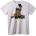 NOONEBRAND Тениска готина мечка Рим - 2XL, White