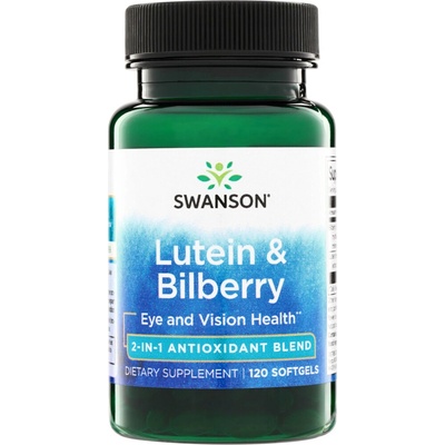Swanson Lutein a Borůvka 120 kapslí