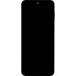 Samsung LCD дисплей + сензорен модул + преден капак F741 Galaxy Z Flip 6 5G черен (Service Pack) (GH82-35013E)