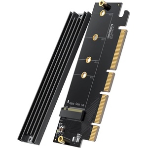 UGREEN Разширителна карта PCIe 4.0(16x) - M. 2 NVMe, SSD, черна 30715 (30715)