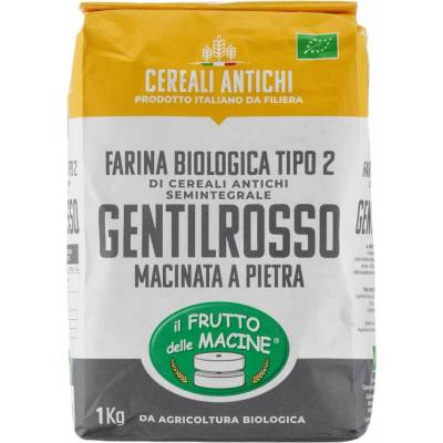 il Frutto delle Macine polo celozrnná múka pšenica Gentil Rosso 1 kg