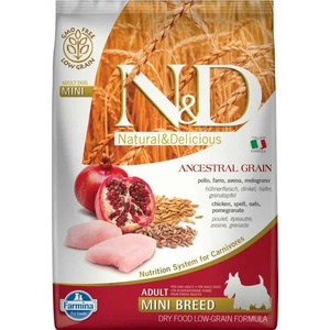 N&D Low Grain Adult Mini Chicken & Pomegranate 7 kg