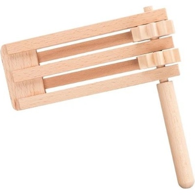 Goki Drevený rapkáč dvojitý 16 cm