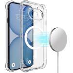 Nothing IMAK Магнитен Прозрачен Калъф за Nothing Phone (4a) - TPU, Airbag, Повдигнати ръбове