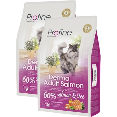 Profine Cat Derma Adult Salmon 2 x 10 kg