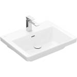 Villeroy & Boch Subway 3.0 - Мебелна мивка 60x47 см, с преливник, отвор за смесител, CeramicPlus, Stone White 4A706GRW (4A706GRW)