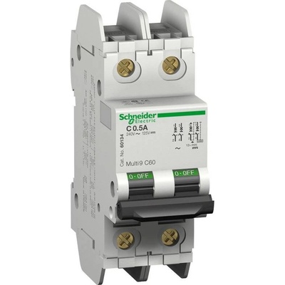 Schneider Electric Acti9 C60N2P 1A C UL 489 60135
