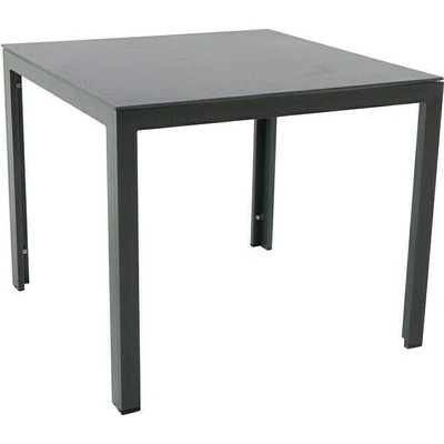 Sunfun Maja Záhradný stôl, 90 × 90 × 74 cm, hliník, sklo