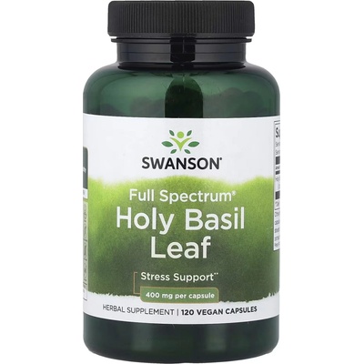 Swanson Listy bazalky svätej 800 mg 120 kapsúl