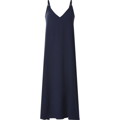 Esmara dámske mušelínové midi šaty 100405975 navy modrá
