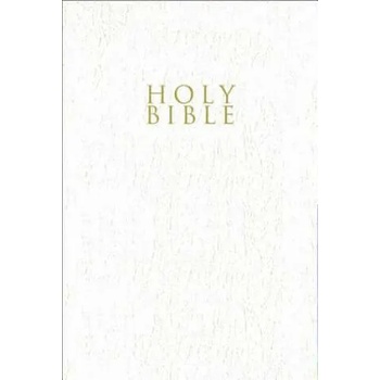 NIV, Gift and Award Bible, Leather-Look, White, Red Letter, Comfort Print