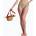 Roxy Долнище на бански костюм ROXY Ocean Dreamer Cheeky oil green say it with stripes