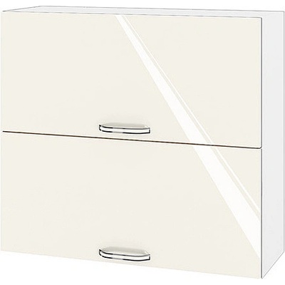 ИРИМ Горен кухненски шкаф Сити БФ-Крийм гланц-11-12 80 см