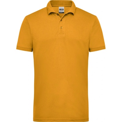 James & Nicholson polokošile JN 830 krátký rukáv pánská Cot-02083003100 žlutá zlatavě