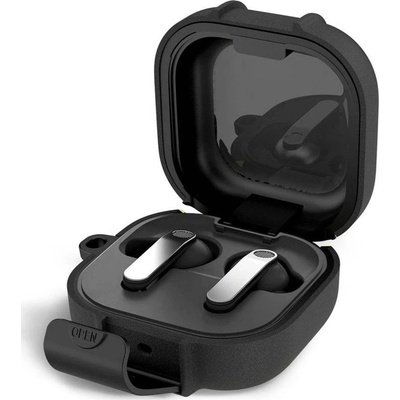 Tech-protect Силиконов Калъф за Samsung Galaxy Buds 4 Pro/ 4, Tech-Protect Slim Hook Case, Черен (5906302392940)