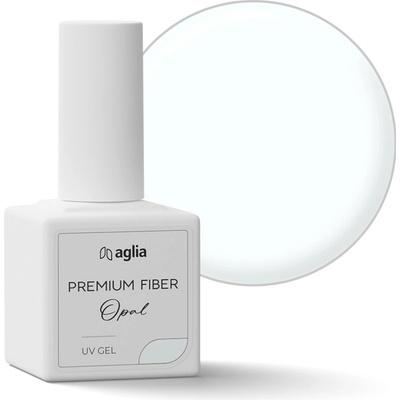 Aglia Premium Fiber Opal stavební UV gel v lahvičce 15 ml