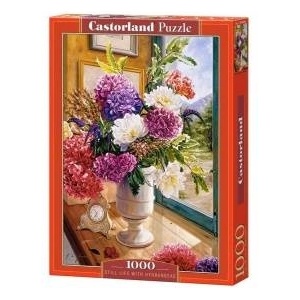 Castorland Puzzles 1000 Still life with hydrangeas CASTOR