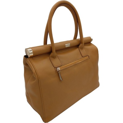 Donatella dámská kožená kabelka 883519 DOLLARO cognac