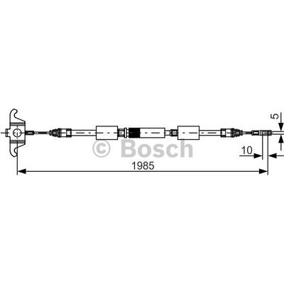 1987482128 BOSCH Tazne lanko, parkovaci brzda
