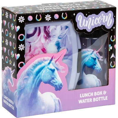 DERFORM - Комплект бутилка и кутия за храна UNICORN 15