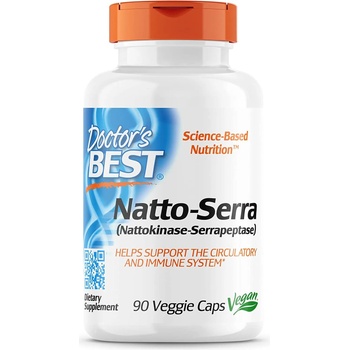 Doctor's Best Natto-Serra, 90 капсули, Doctor's Best