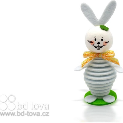 BD-TOVA Zajíc vrstvený bílý 1 ks
