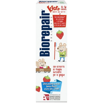 Biorepair Kids s jahodovou príchuťou pre deti 0 6 rokov 50 ml