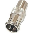 PremiumCord Adaptér, redukce F zásuvka / IEC zásuvka