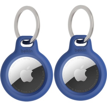 Belkin Secure obal s kľúčenkou AirTag 2ks modrý MSC002btBL