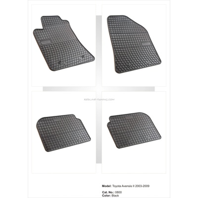 FroGum Гумени стелки Frogum за Toyota Avensis 2003-2009 г (pa 0800-51336)