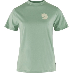 Fjällräven Дамска тениска Fjällräven Women's Fox Boxy Logo Tee T-shirt - Misty Green (116-9069-0814)
