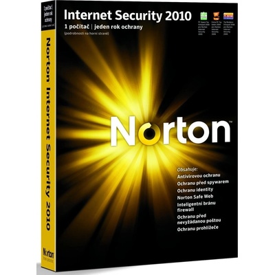 Symantec Norton INTERNET SECURITY 2010 1 lic.