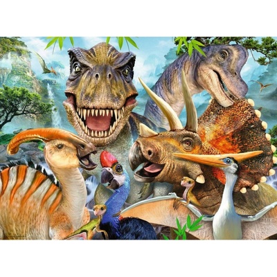 Dino 3D selfie 100 dílků