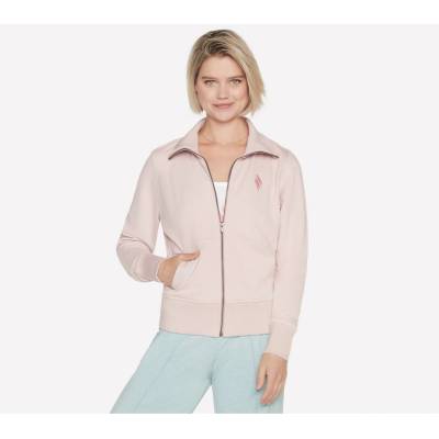Skechers Суичър Skechers Women's Diamond Zip Hoodie - Light Pink