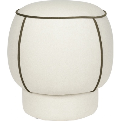 White Label Living Puf Marina průměr 45 cm bílý