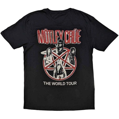 Mötley Crüe Vintage World Tour Black L Риза (MOTTEE50MB03)