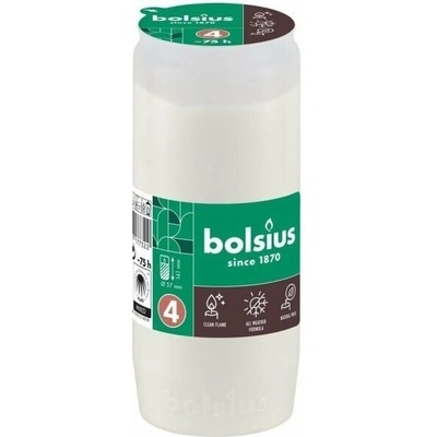 Náplň Bolsius, 75 h, 238 g, 57x141 mm, do kahanca, biela, olej