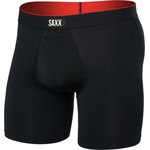 Saxx Мъжко синтетично термобельо Saxx Multi-Sport Mesh Boxer Brief Fly Synthetic base layer - Black (014-2278-0112)
