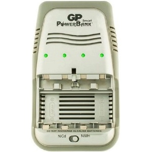 GP Зарядно устройство GP PB01GS160-C4, за 4бр. батерии AA и AAA, bulk (PB01GS160-C4) Зарядно за батерии