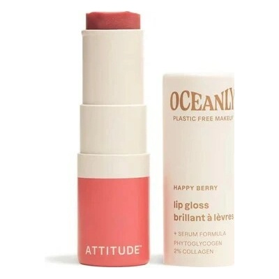 Attitude Lesk na pery Oceanly Lip Gloss Happy Berry 3,4 g