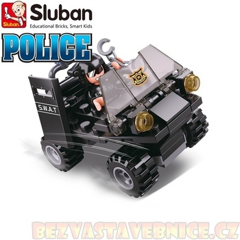 Sluban B0638C Policie SWAT Čtyřkolka