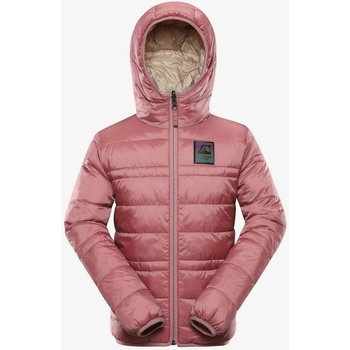 Alpine Pro Бежово и розово детско двустранно зимно яке ALPINE PRO EROMO ALPINE PRO | Rozov | Момичешки | 152-158