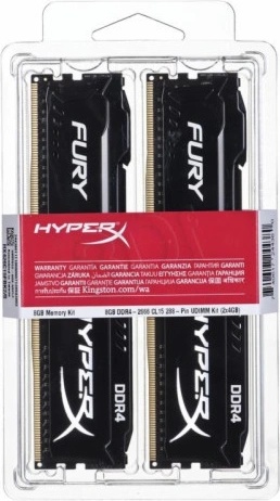 Kingston DDR4 8GB 2666MHz CL15 (2x4GB) HX426C15FBK2/8 od 2 474 Kč